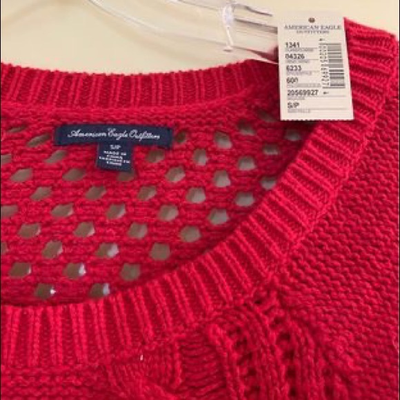 American Eagle crochet sweater - Picture 2 of 16